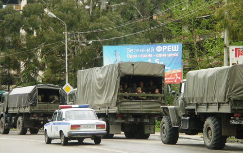 "Подразделения Погранвойск ФСБ РФ". Фото "Кавказского Узла"