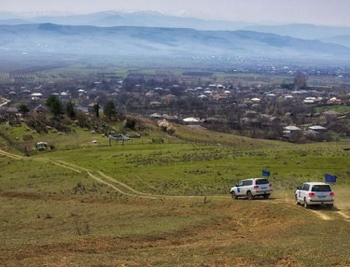 На границе Грузии и Южной Осетии. Фото из архива миссии наблюдателей ЕС в Грузии, http://eumm.eu