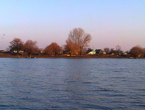 Село Самосделка Камызякского района Астраханской области. Фото Елены Гребенюк для "Кавказского узла"