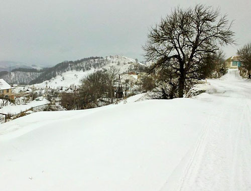 Село Буртунай в Казбековском районе Дагестана. Фото: Амина Магомедова, http://www.odnoselchane.ru/