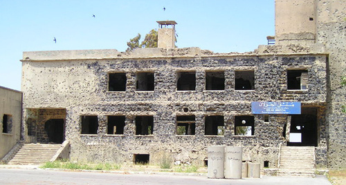 Госпиталь Голан Кунейтра в буферной зоне. Фото: http://traditio-ru.org/images/thumb/f/f0/Golan_Hospital.jpeg/800px-Golan_Hospital.jpeg