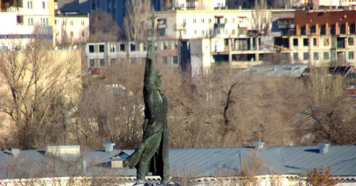 Памятник чекистам 10-й дивизии НКВД. Волгоград. Фото Вячеслава Ященко для "Кавказского узла"