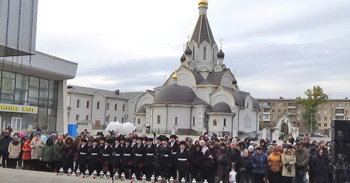 Акция памяти жертв "Норд-Оста". Москва, 26 октября 2016 г. Фото Магомеда Туаева для "Кавказского узла"