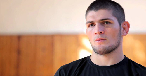 Хабиб Нурмагомедов. Кадр из видео пользователя Khabib Nurmagomedov https://www.youtube.com/watch?v=mXnHyHkN-8o