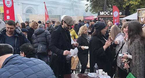 Тбилисоба (День города Тбилиси)  в московском саду "Эрмитаж" 7 октября  2017 года. Фото Юлии Любельской для "Кавказского узла"