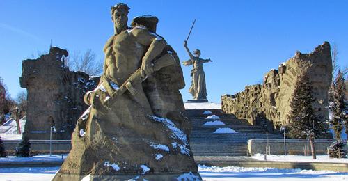 Мамаев Курган. Волгоград. Фото Вячеслава Ященко для "Кавказского узла"