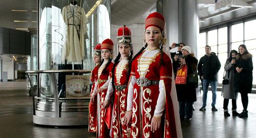 Открытие выставки «Республика Адыгея на Воробьевых горах», 12 марта, Москва. Фото: Гор Алексанян для "Кавказского узла"