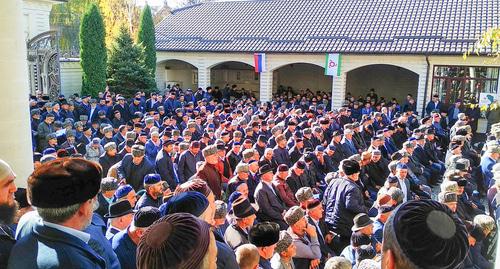 Встреча Совета тейпов. 27.10.2018 Фото предоставлено Якубом Гогиевым