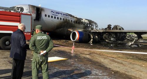 Председатель СК России на месте трагедии в столичном аэропорту Шереметьево. Фото Пресс-служба СК РФ