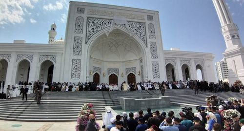 Мечеть "Гордость мусульман". Фото: пресс-служба правительства  Чечни http://chechnya.gov.ru/anons/r-kadyrov-samaya-bolshaya-mechet-v-evrope-gordost-musulman-nazvana-imenem-proroka-muhammada-mir-emu/