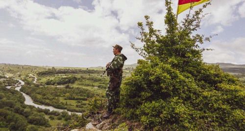 На границе Южной Осетии © Фото ПРЕСС-СЛУЖБА ПОГРАНУПРАВЛЕНИЯ ФСБ РФ В РЮО