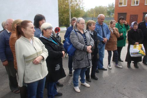 Пикет шахтеров в Гуково. Фото Вячеслава Прудникова.