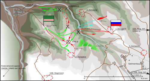 Схема боя из немецкой Википедии. Фото: https://upload.wikimedia.org/wikipedia/commons/thumb/1/15/776-Battle-DE.svg/1412px-776-Battle-DE.svg.png