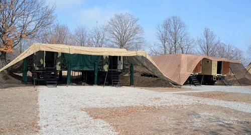 Позиции азербайджанской армии.  Фото:пресс-служба МО Азербайджана  https://mod.gov.az/az/news/genismiqyasli-komanda-qerargah-telimleri-davam-edir-video-30353.html