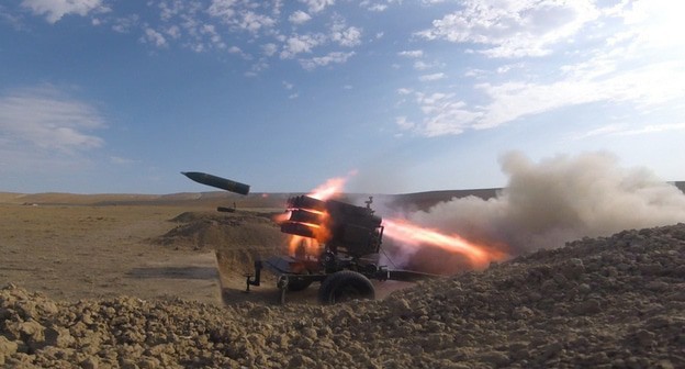 Военная техника азербайджанской армии. Фото пресс-службы МО Азербайдажна https://mod.gov.az/az/news/azerbaycan-turkiye-birge-telimlerinde-yuksek-seviyyeli-musahideci-gunu-kecirilib-video-31847.html