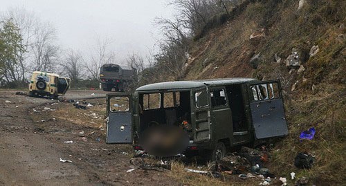 На месте военных действий в Нагорном Карабахе. 13 ноября 2020 года. Фото: REUTERS/Stringer