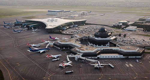 Международный аэропорт Гейдар Алиев, вид сверху. Баку. Фото: Anar Aliyev (PR at Azerbaijan Airlines) -