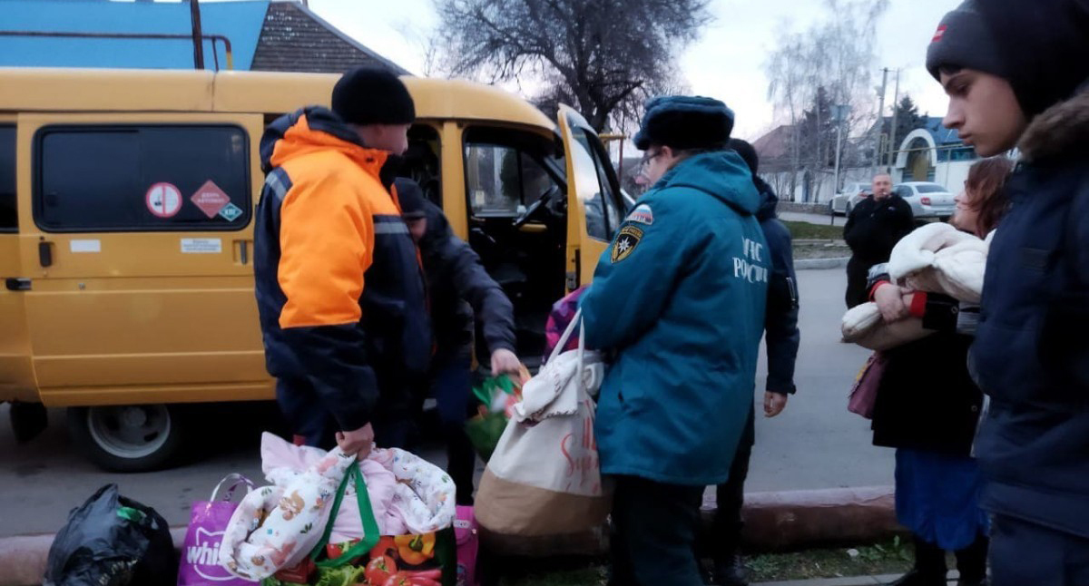 Беженцы в Ростовской области Фото: пресс-службы МЧС Ставрополья