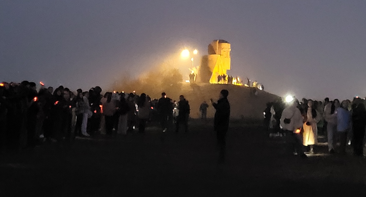 Акция протеста в Степанакерте. 17 декабря 2022 года. Фото Алвард Григорян для "Кавказского узла".